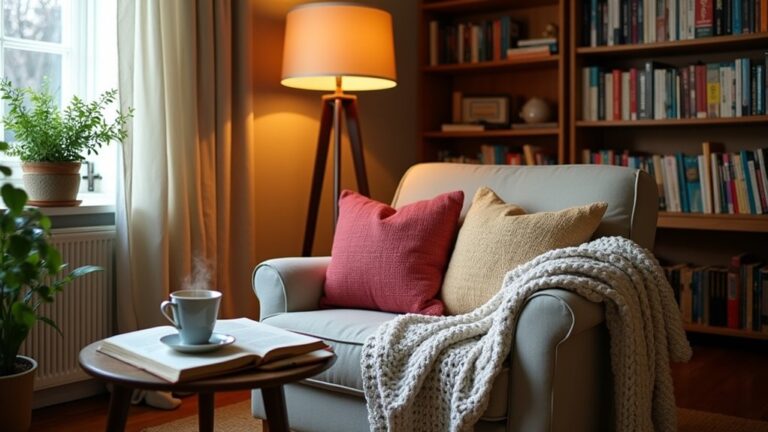 Slik skaper du et koselig lesehjørne i stua koselige lesehjørneideer