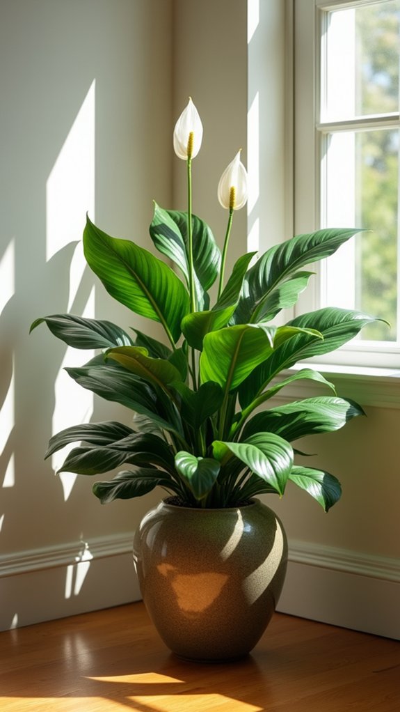 elegant luftrensende plante