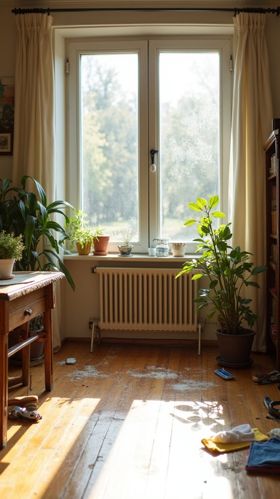 Forbered området før rengjøring