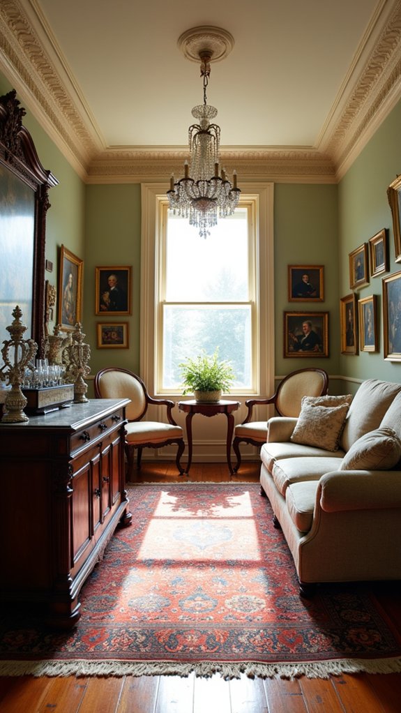 antique furniture enhances authenticity