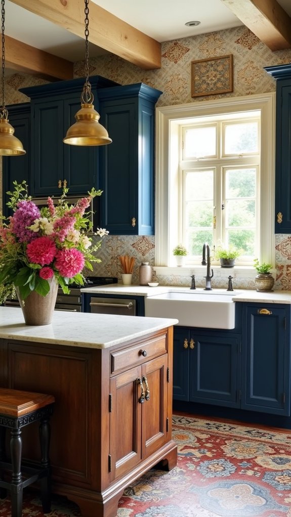 bold kitchen decor accents