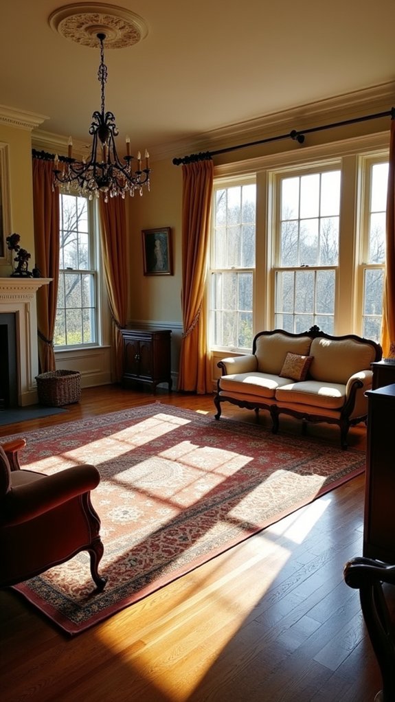 bold rugs enhance living spaces