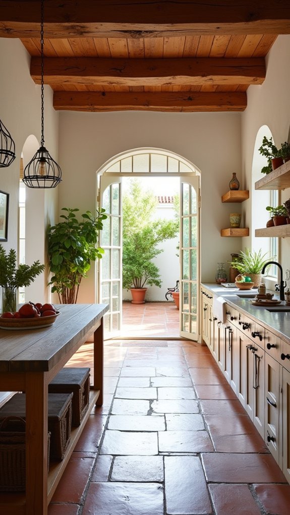 bright rustic kitchen charm