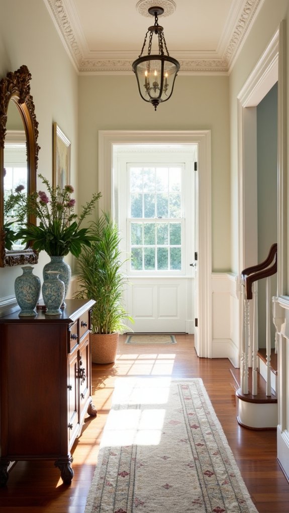 charming antique entryway ambiance
