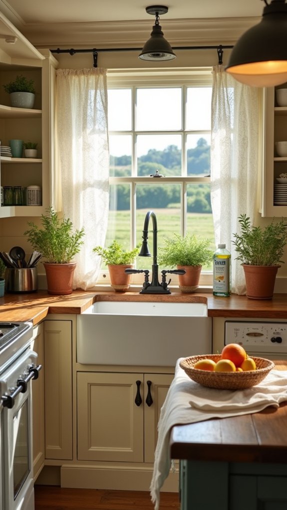 charming functional farmhouse sink