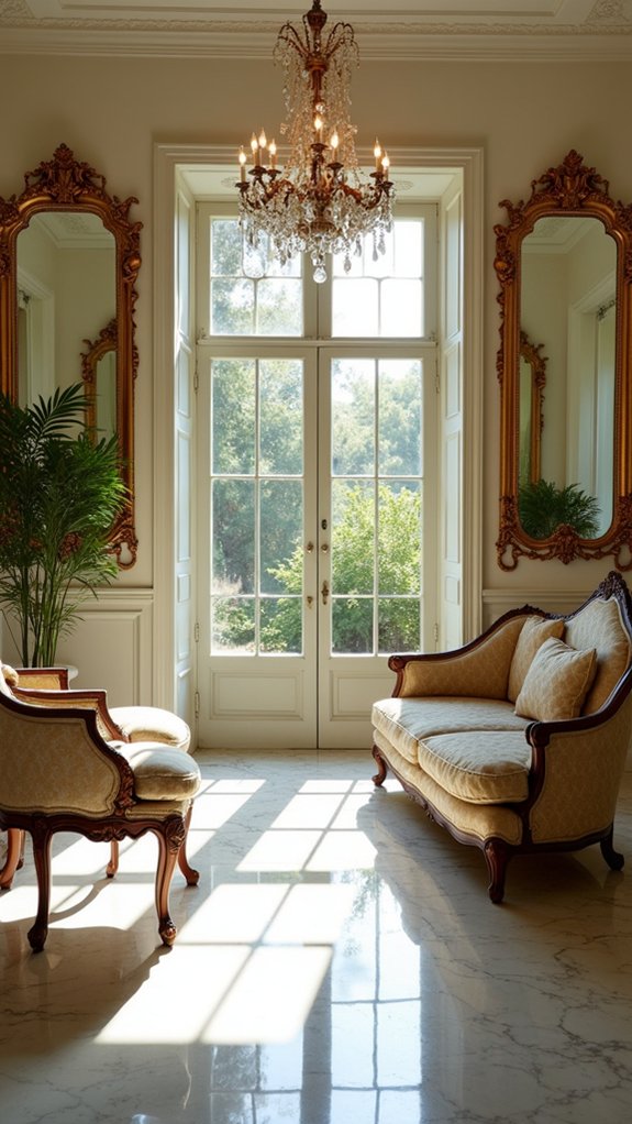 charming vintage mirrors elevate