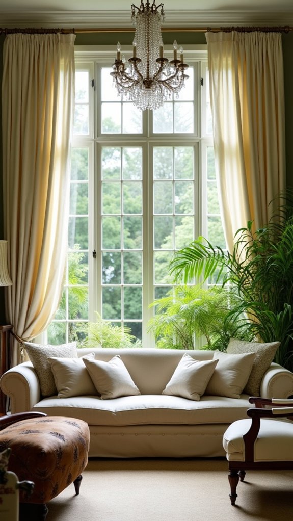 classic drapery enhances elegance