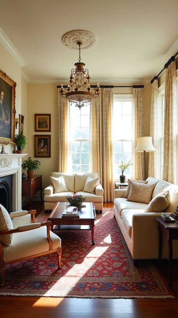colonial art enhances elegance