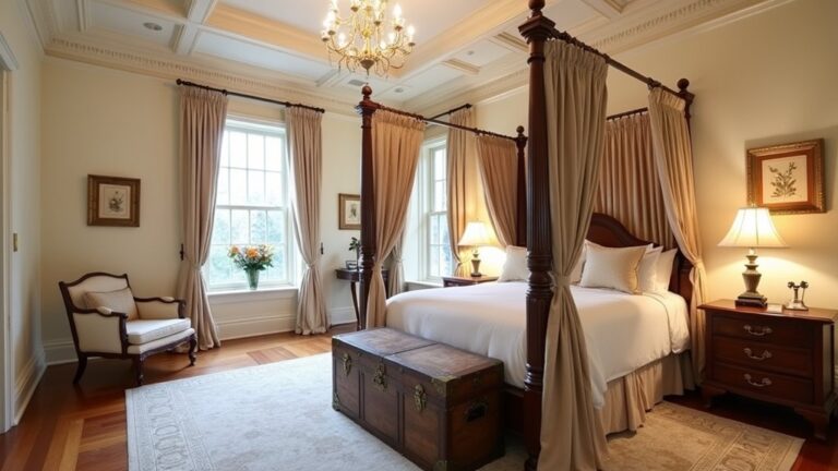 colonial bedroom design inspiration