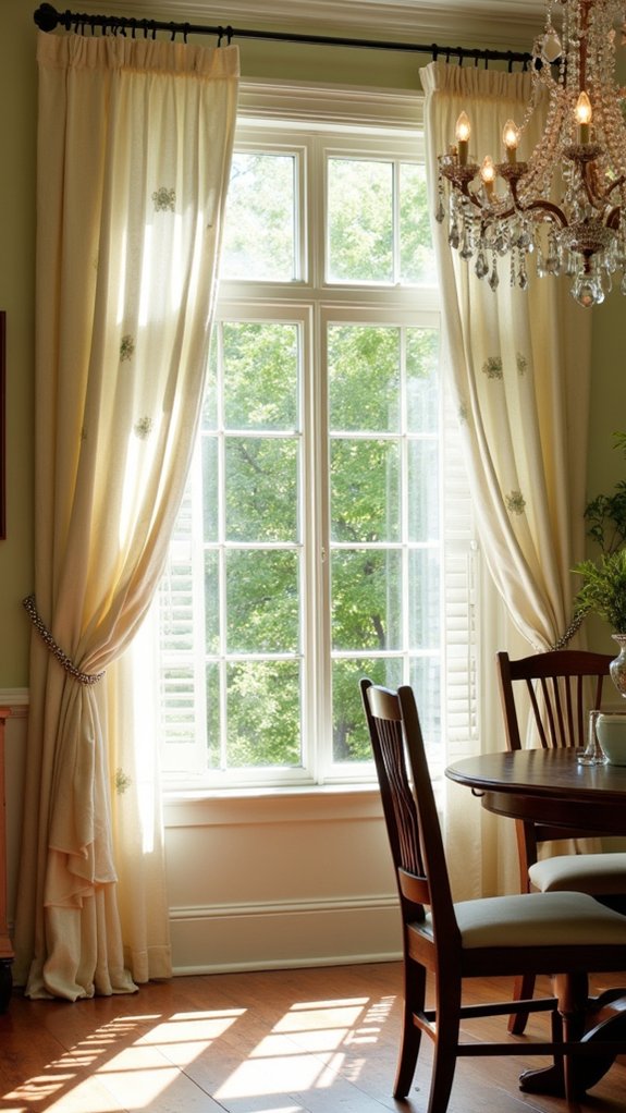 colonial charm window treatments