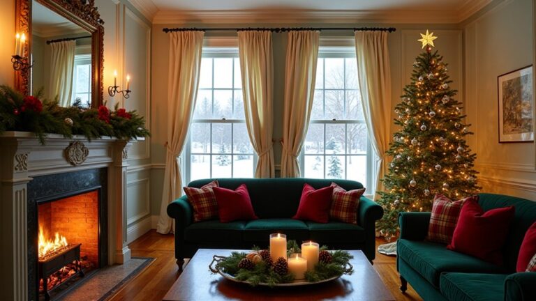 colonial christmas decor inspirations