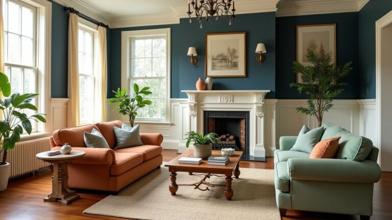 colonial interior design colors