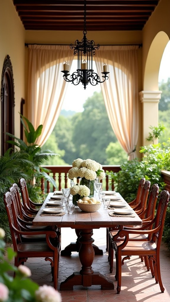 colonial outdoor retreat charm