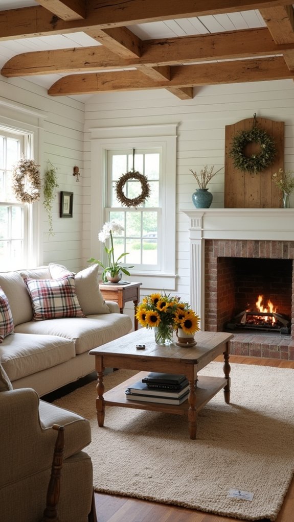 cozy colonial farmhouse decor