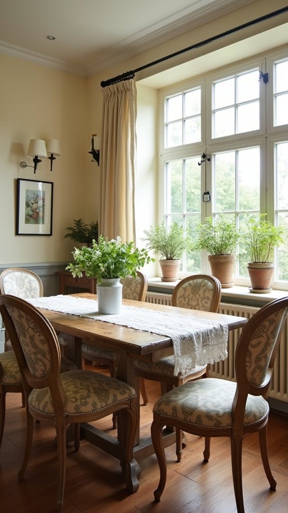 cozy elegant dining spaces