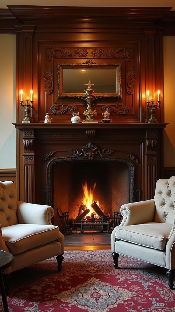 cozy fireplaces enhance charm
