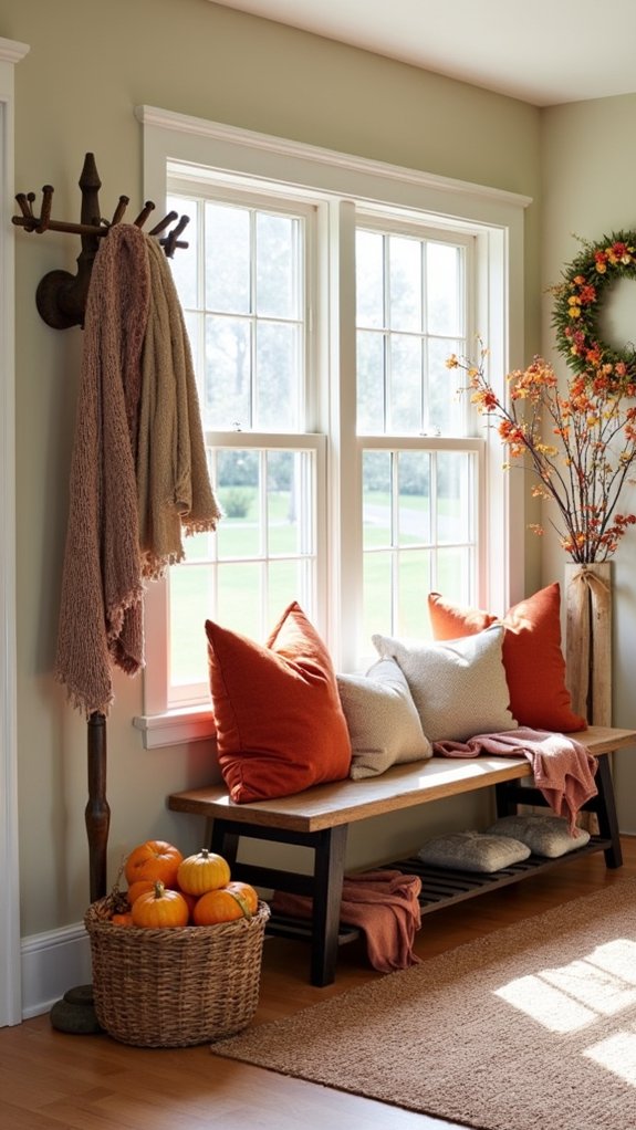 cozy inviting entryway details