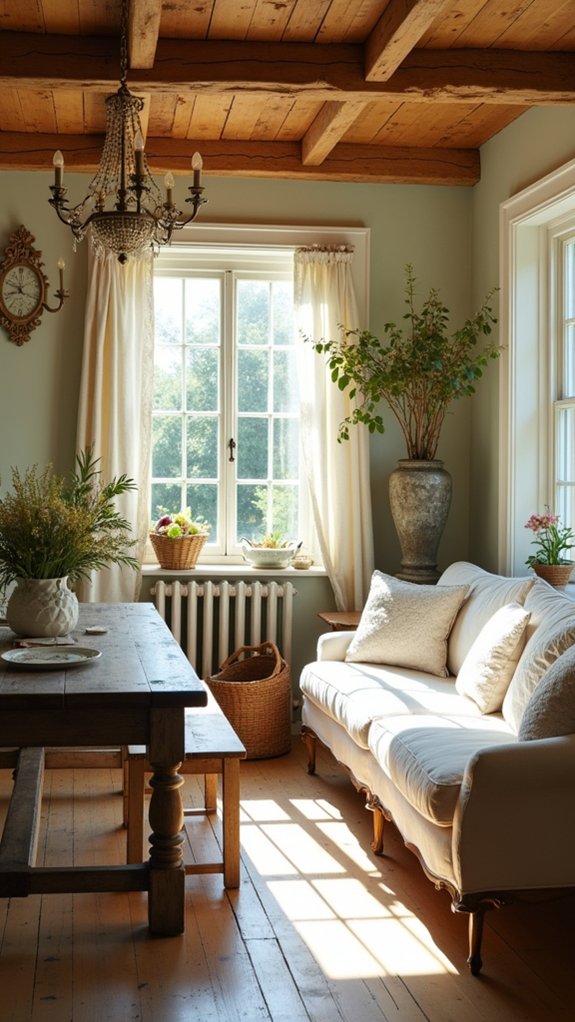 cozy rustic farmhouse ambiance