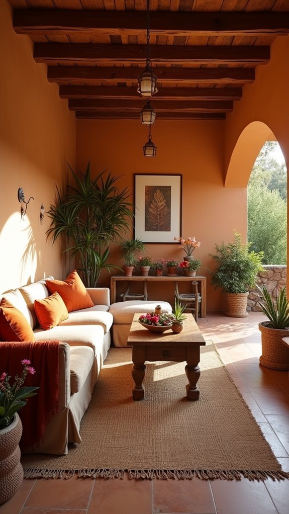 earthy colors for comfort