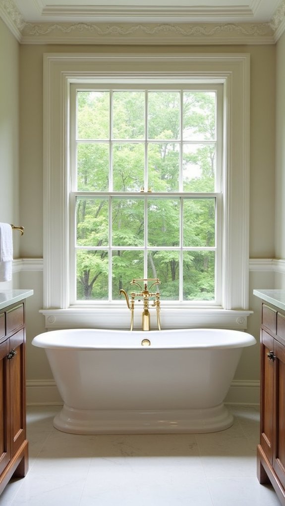 elegant freestanding bathtub luxury