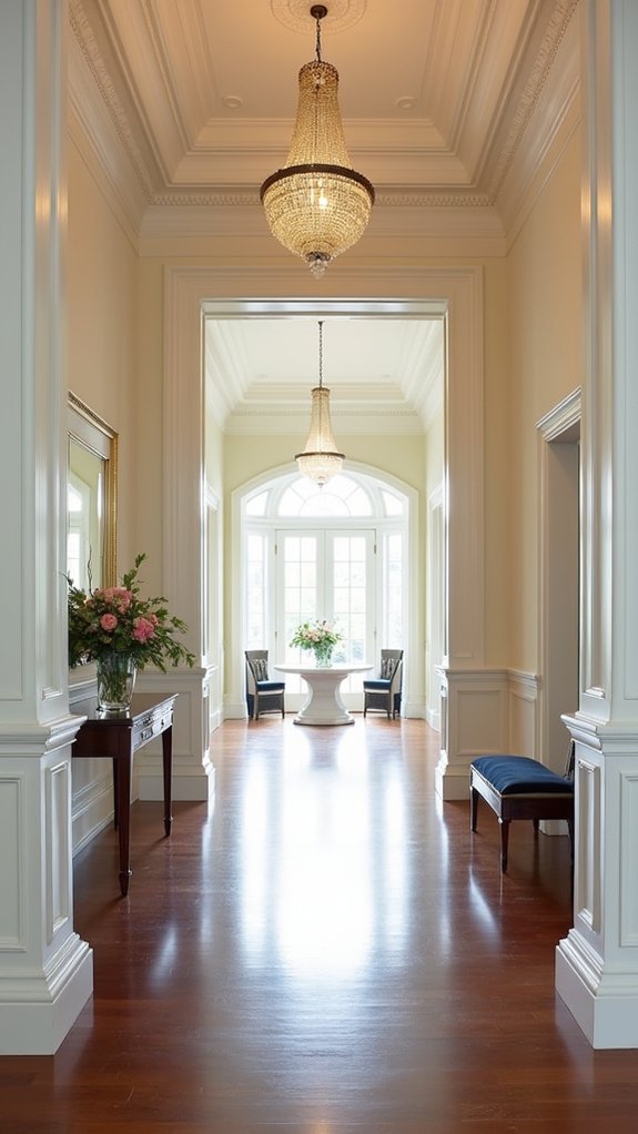 elegant georgian entryways