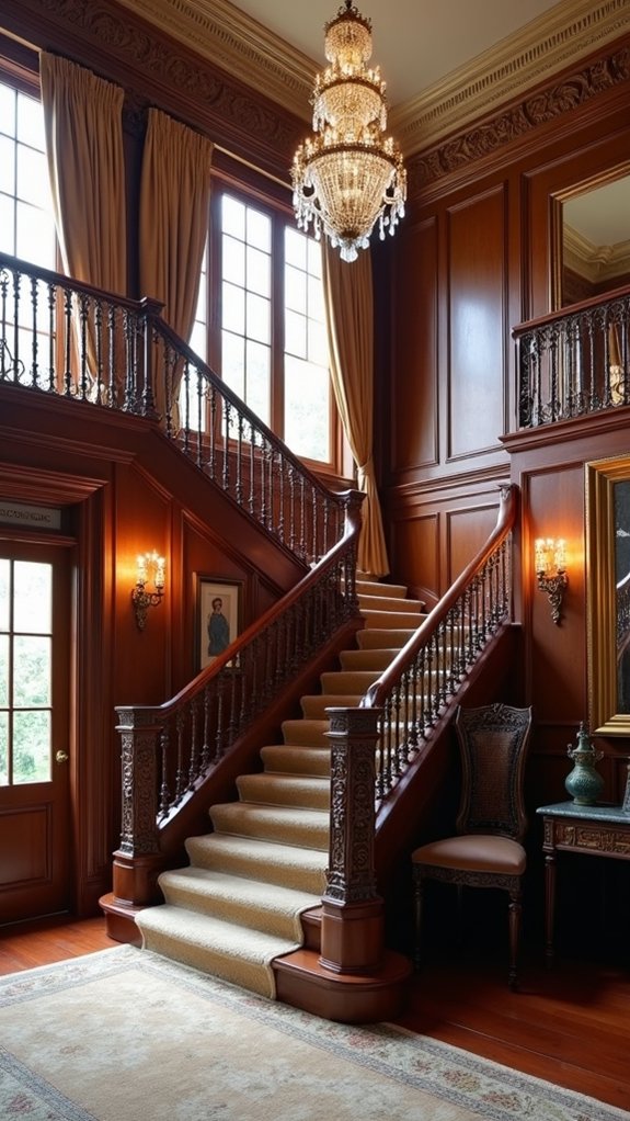 elegant staircases with craftsmanship