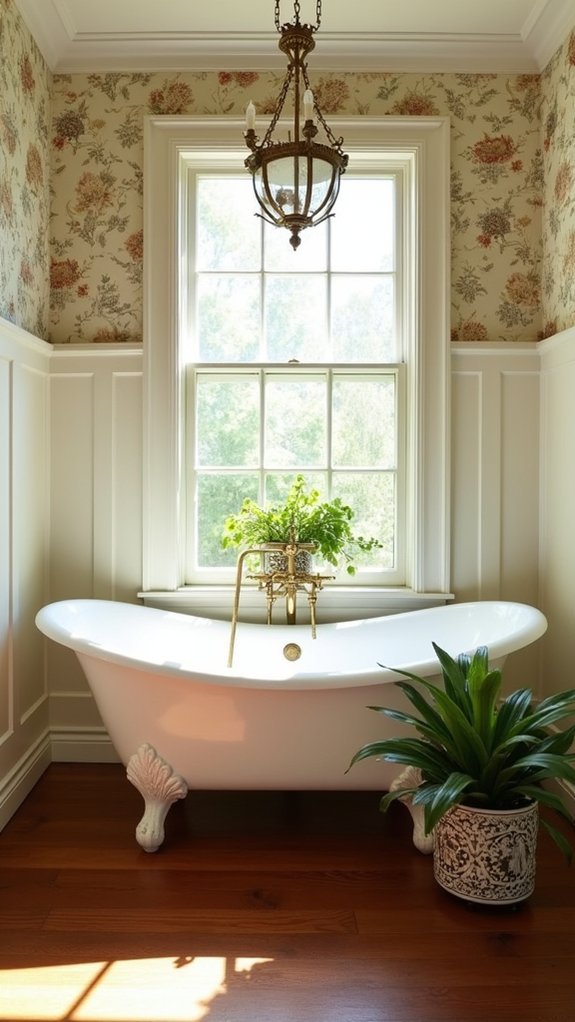 elegant vintage clawfoot tub