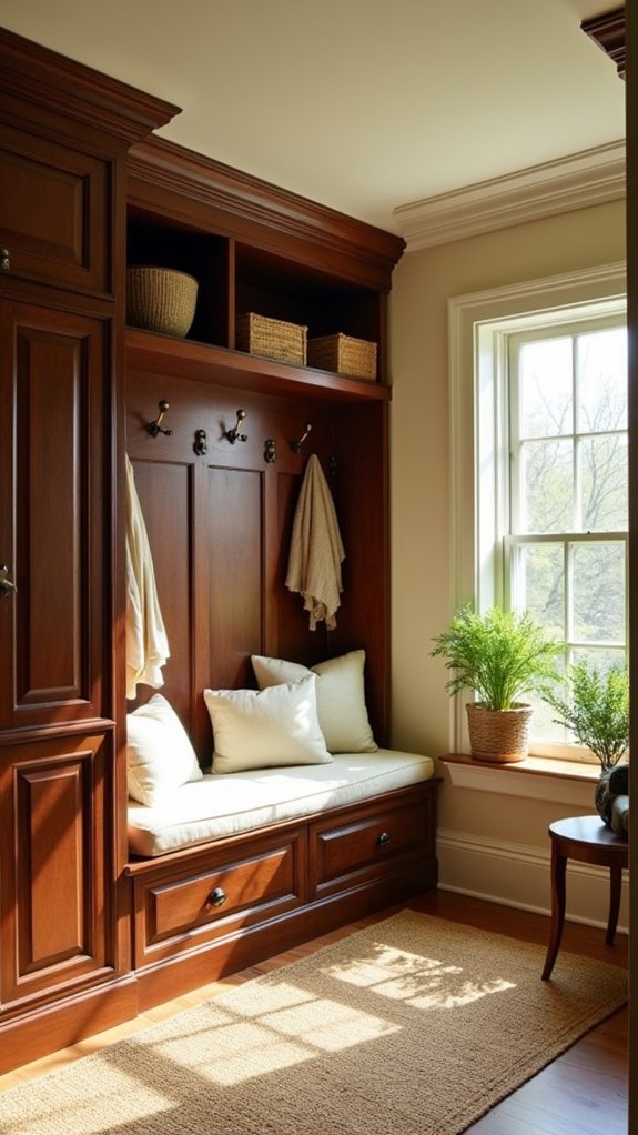 functional stylish mudroom design