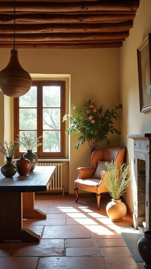 handmade pottery enriches interiors