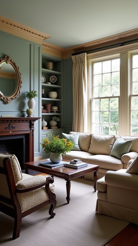 heritage accents create warmth
