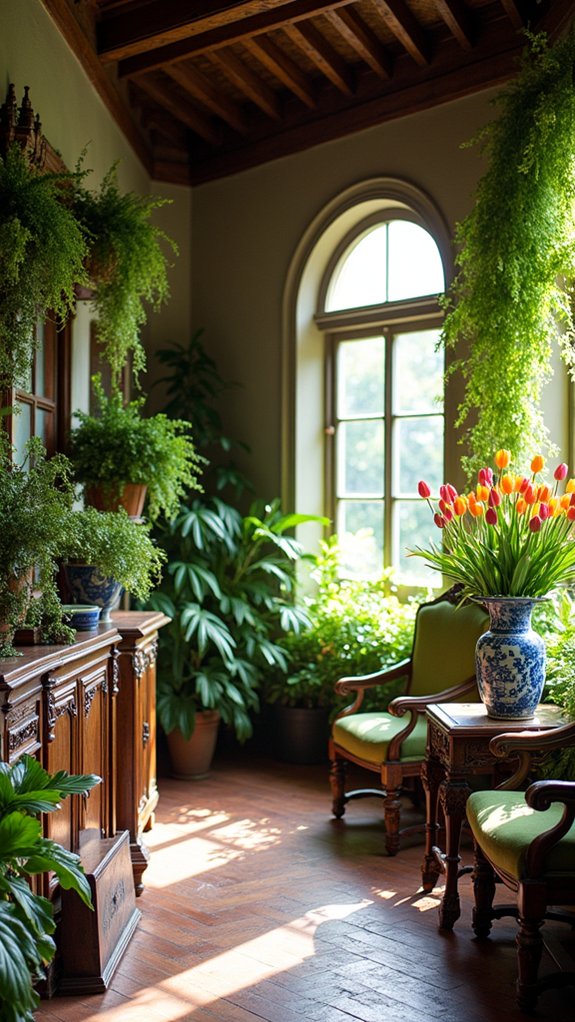 indoor plants enhance interiors