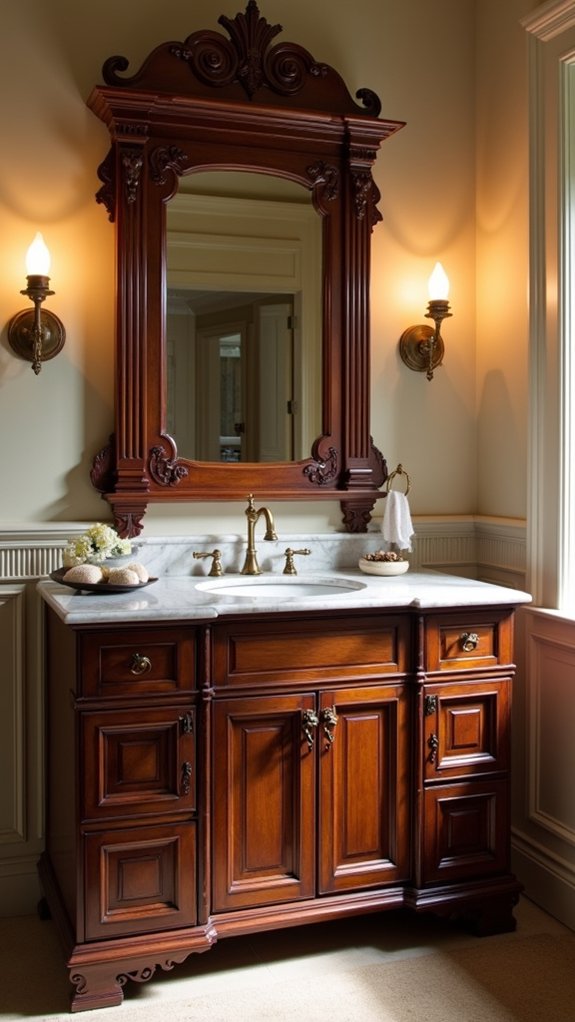 intricate colonial cabinetry designs
