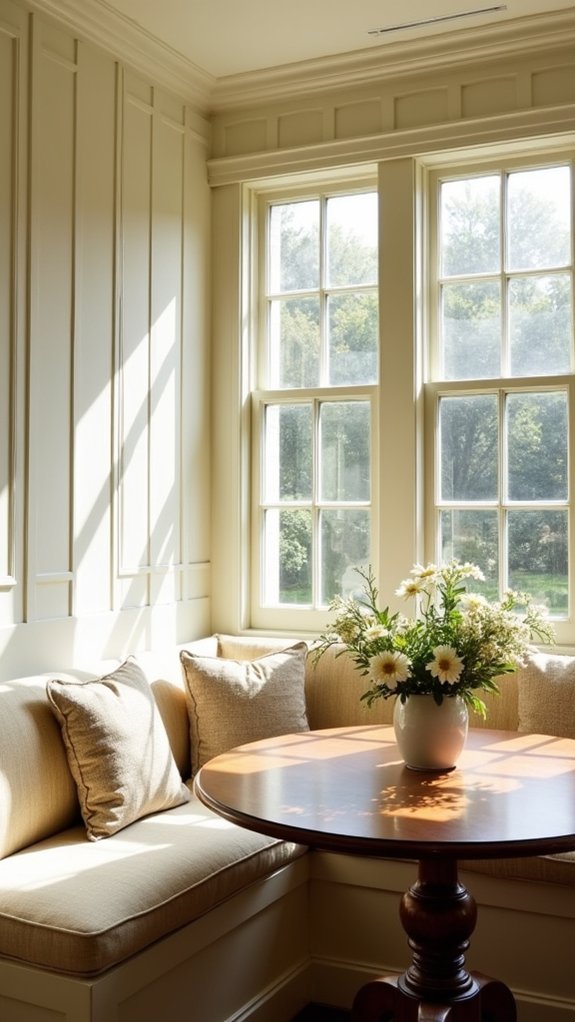 inviting breakfast nook retreat