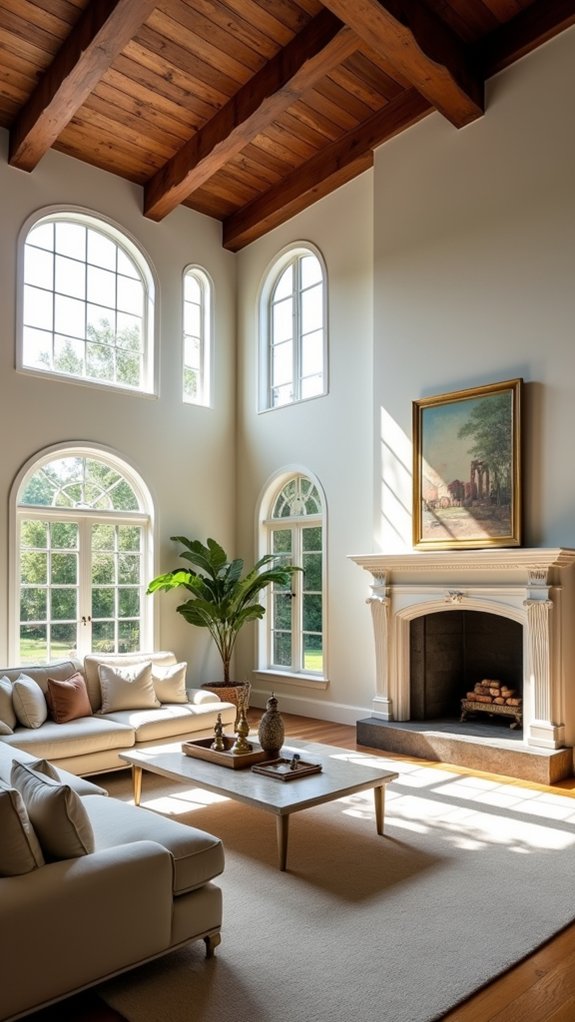 inviting open concept design