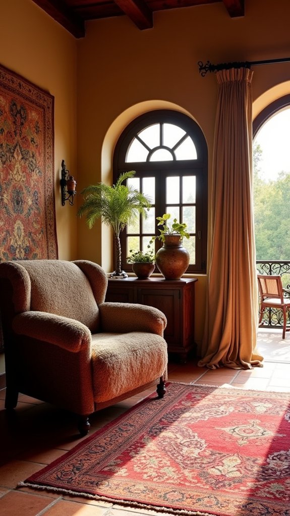 layering textures with textiles