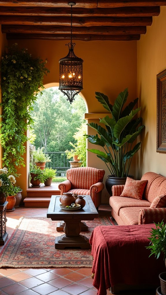 lush greenery enhances design