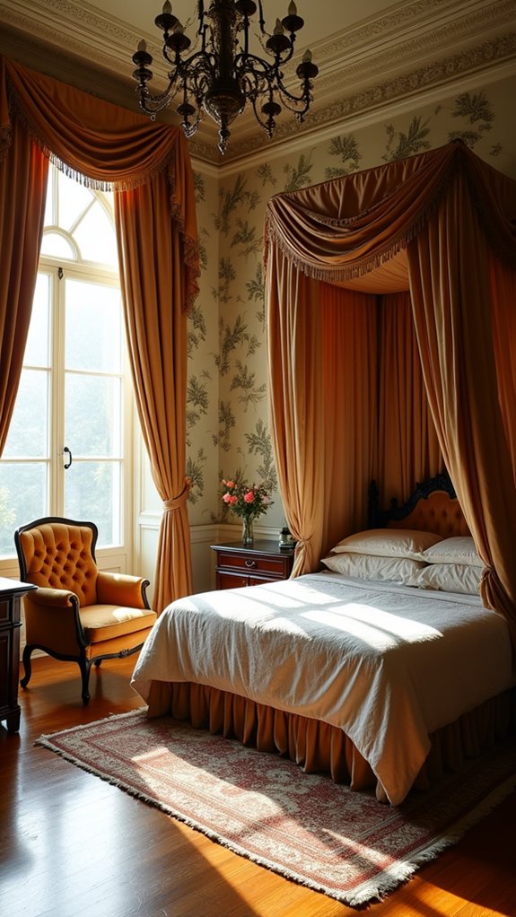 luxurious canopy bed retreat