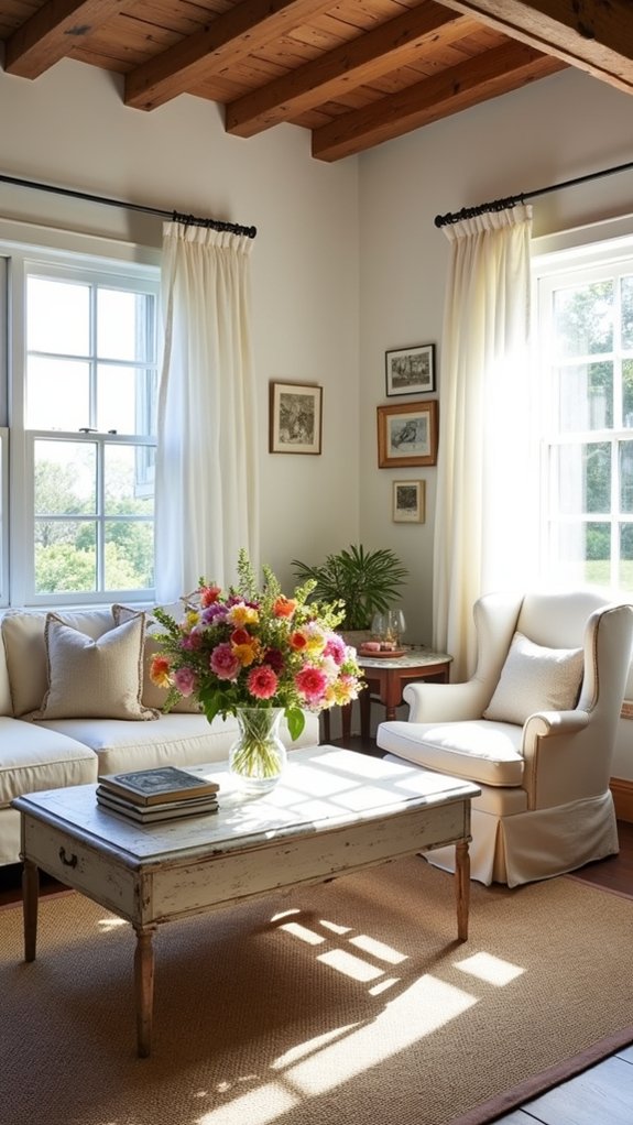 modern meets colonial decor