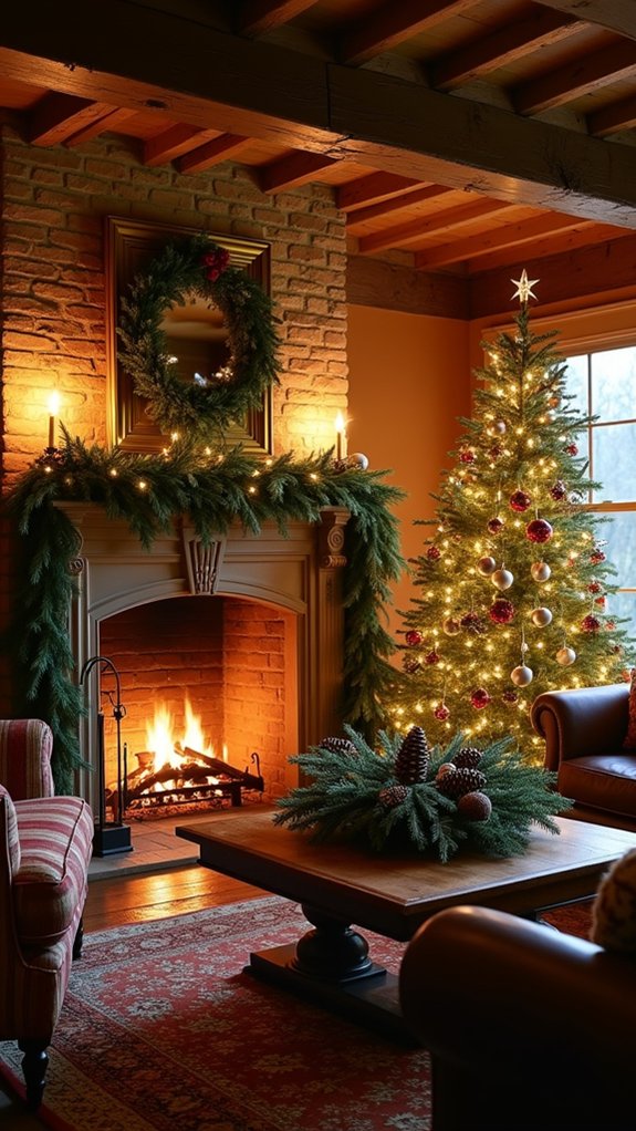 natural decor enhances warmth