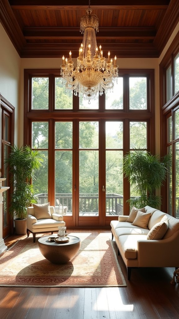 natural light through windows