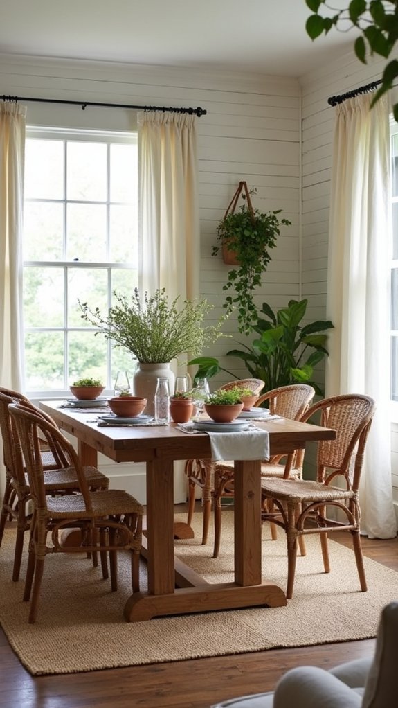 natural materials enhance warmth