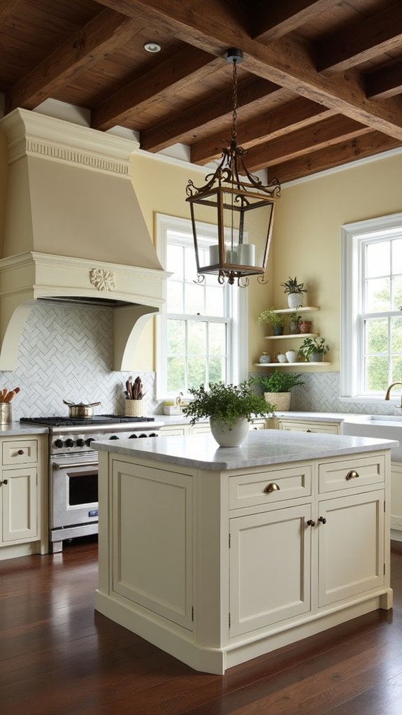 practical colonial kitchen design