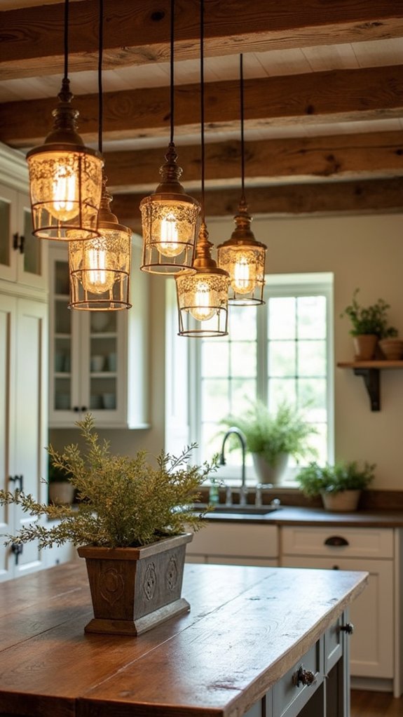 rustic elegance in lighting