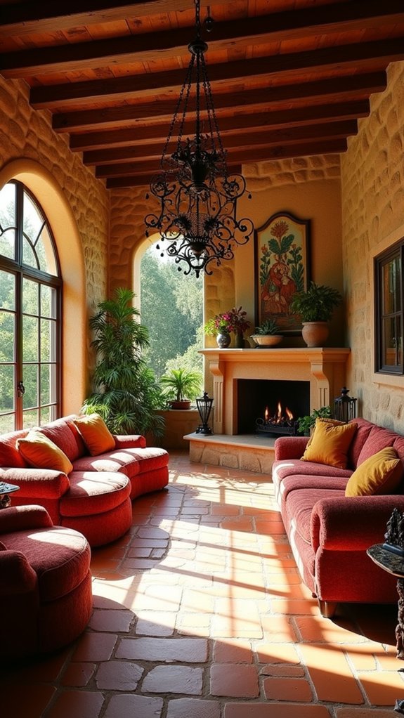 rustic stone wall charm