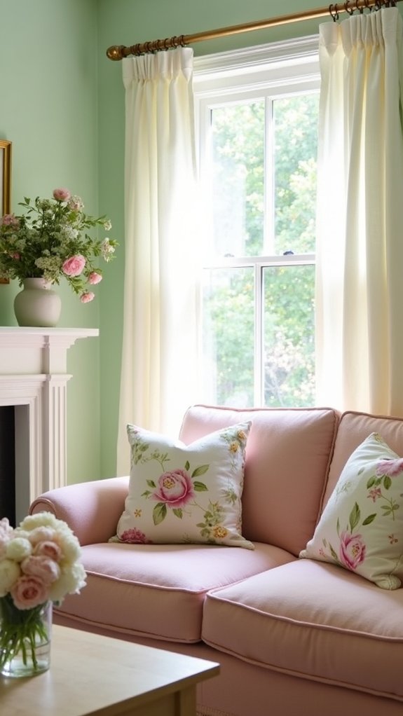 soft pastels for serenity