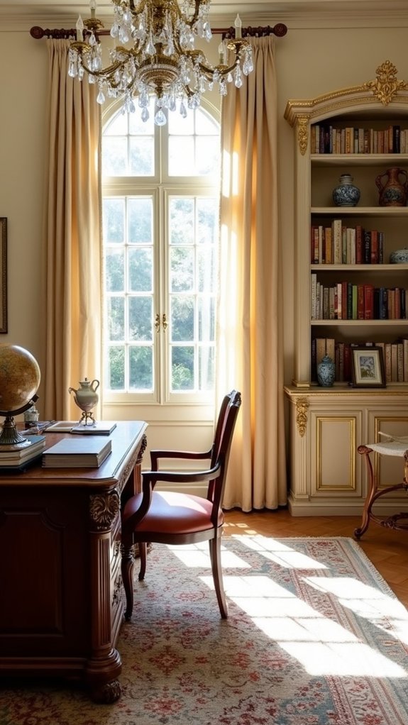 stylish vintage home office