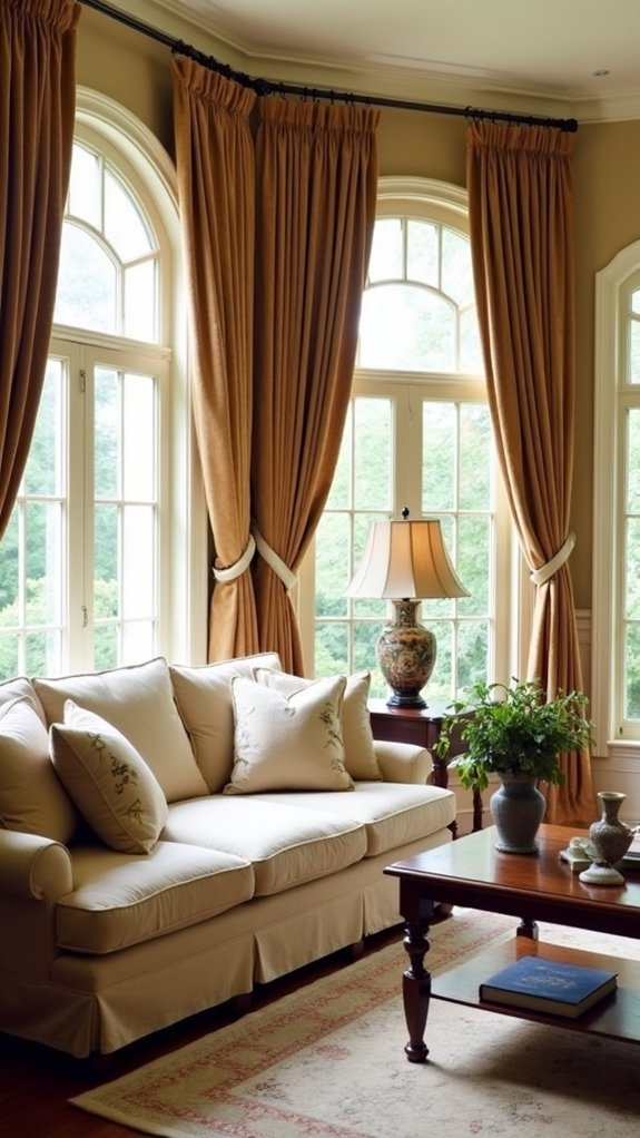 textured fabrics enhance elegance