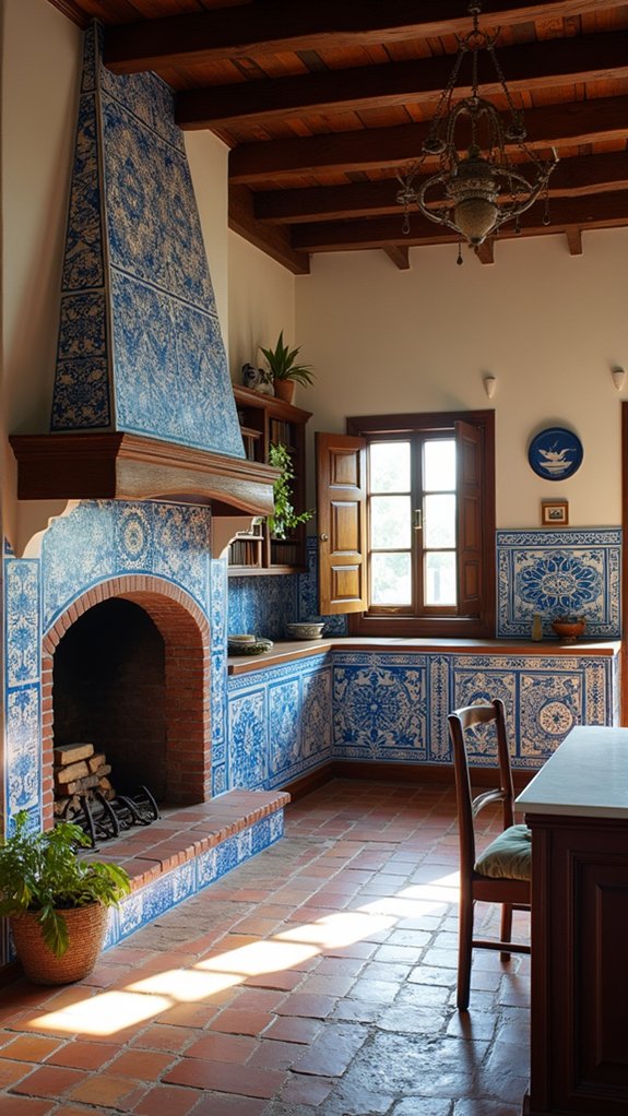 traditional dutch tile accents