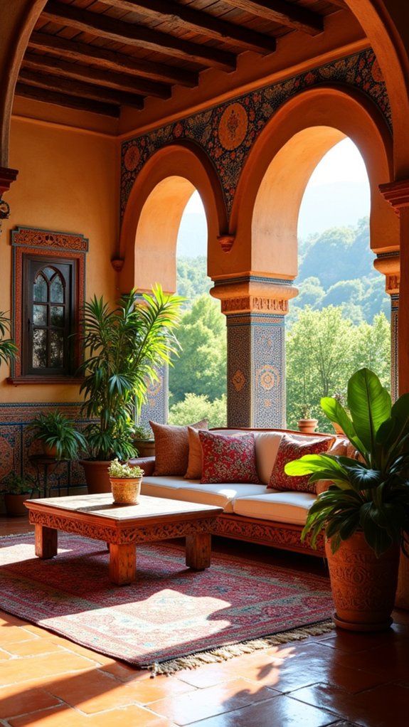 vibrant mosaic pattern integration