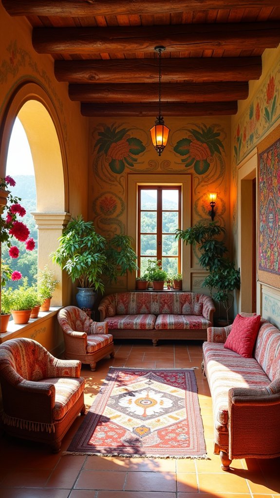 vibrant murals enchanting atmosphere